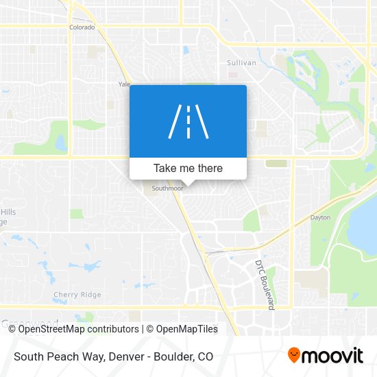 South Peach Way map