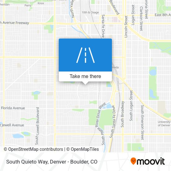 Mapa de South Quieto Way