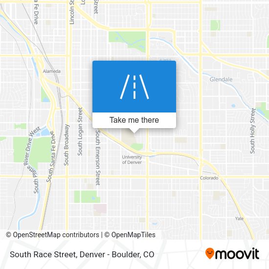 South Race Street map