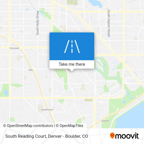 South Reading Court map