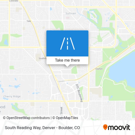 South Reading Way map