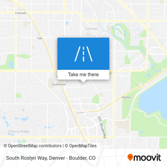 Mapa de South Roslyn Way