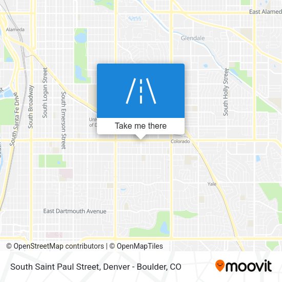 South Saint Paul Street map