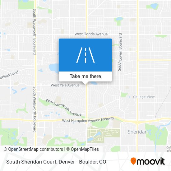 Mapa de South Sheridan Court