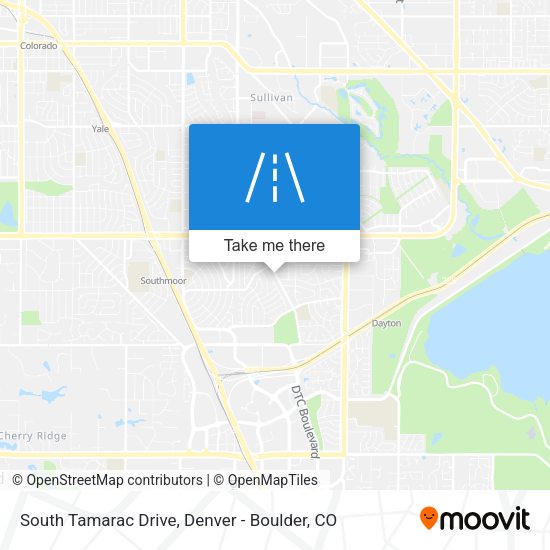 South Tamarac Drive map