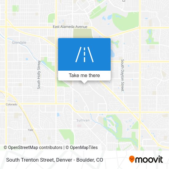 Mapa de South Trenton Street