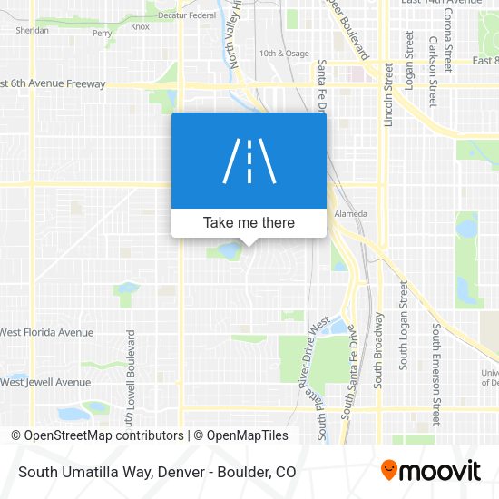 Mapa de South Umatilla Way