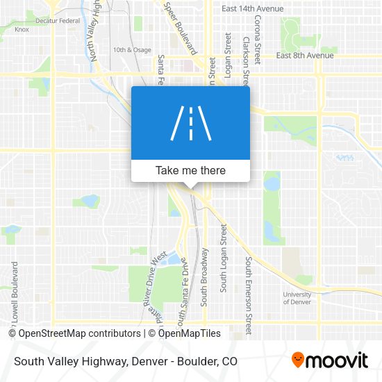 South Valley Highway map