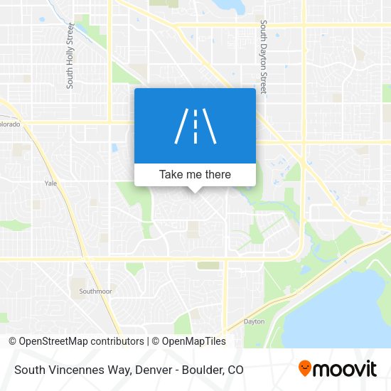 South Vincennes Way map