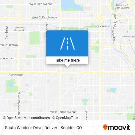South Windsor Drive map
