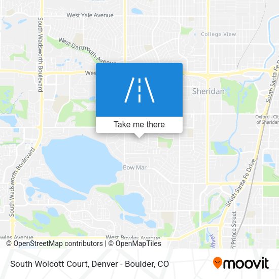 Mapa de South Wolcott Court