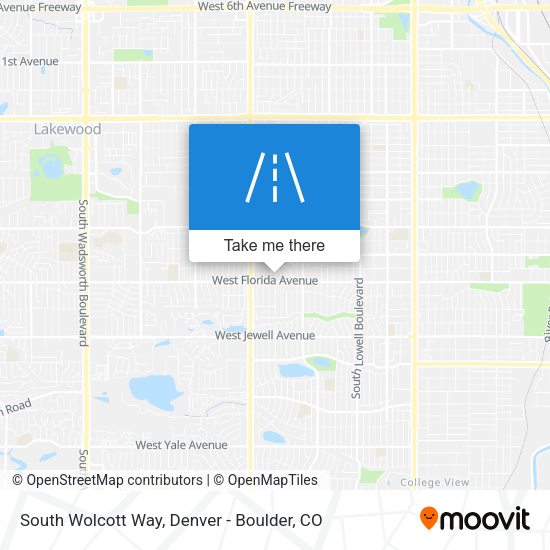 South Wolcott Way map