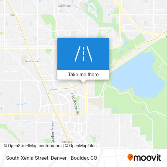 South Xenia Street map