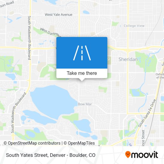 Mapa de South Yates Street
