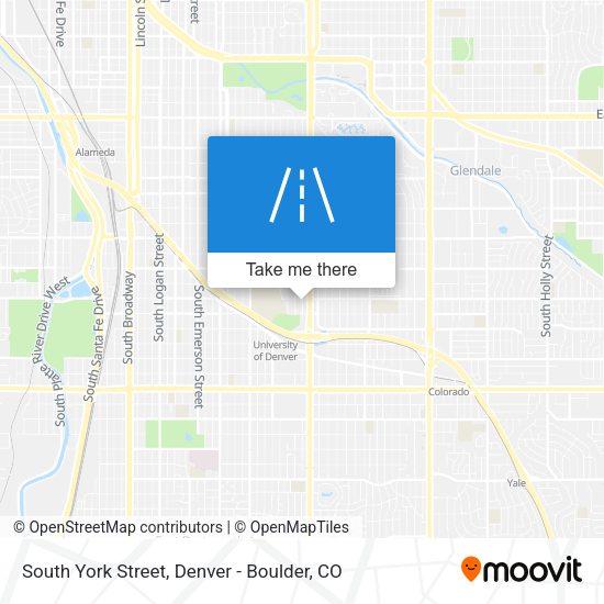 South York Street map