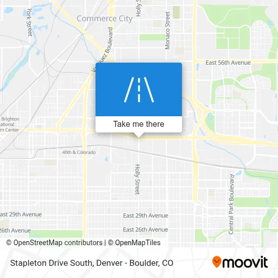 Stapleton Drive South map