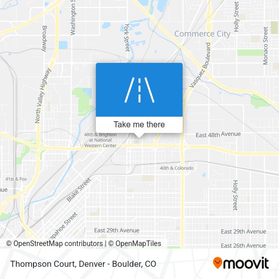 Thompson Court map