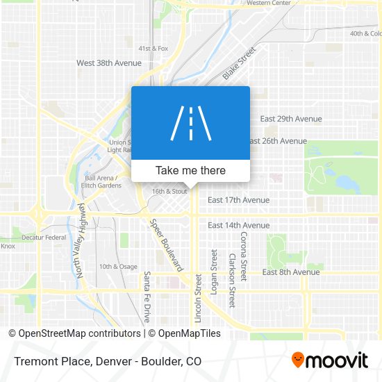 Tremont Place map