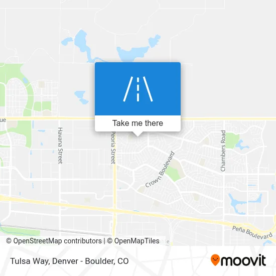 Tulsa Way map