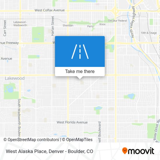 West Alaska Place map
