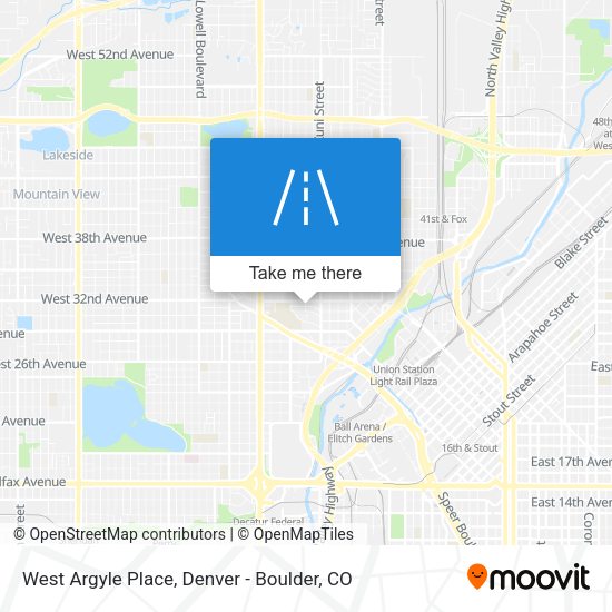 West Argyle Place map