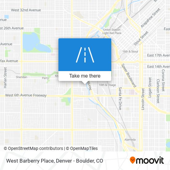 West Barberry Place map