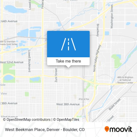 Mapa de West Beekman Place