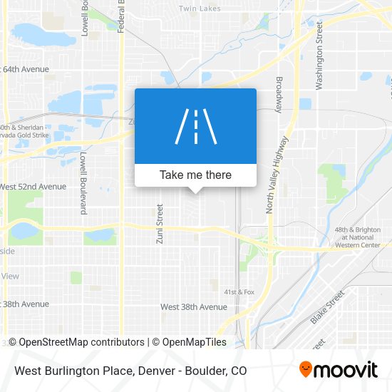 West Burlington Place map