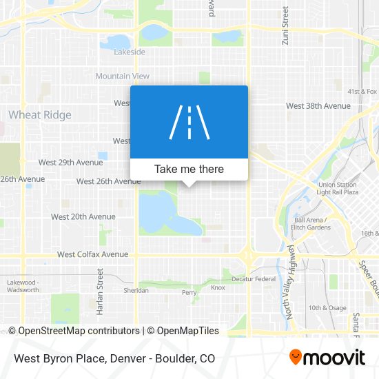 West Byron Place map