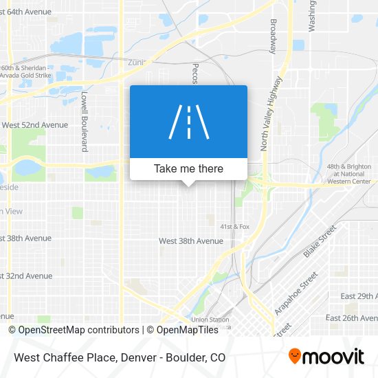 Mapa de West Chaffee Place