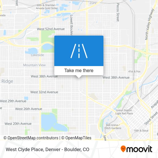West Clyde Place map