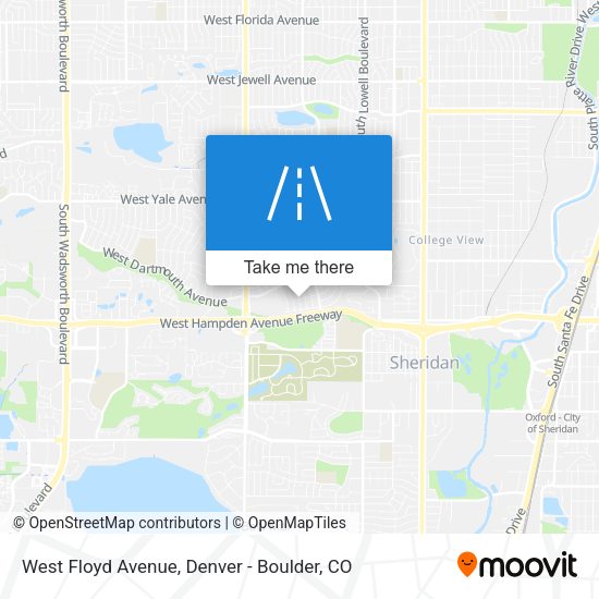 Mapa de West Floyd Avenue