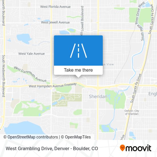 West Grambling Drive map