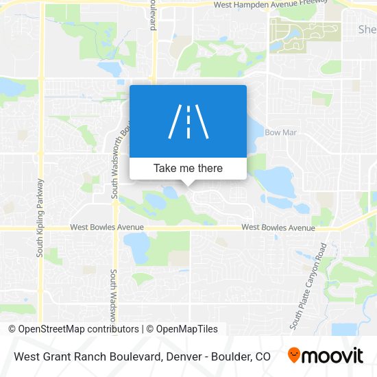 Mapa de West Grant Ranch Boulevard
