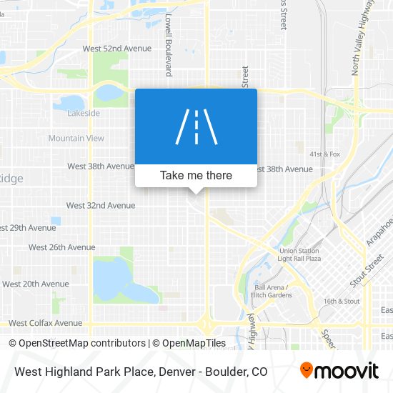 Mapa de West Highland Park Place