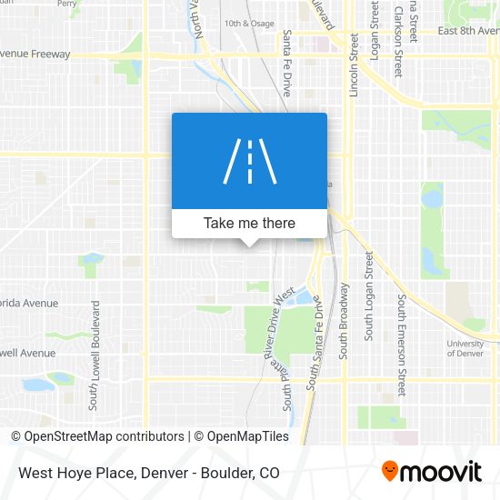 West Hoye Place map
