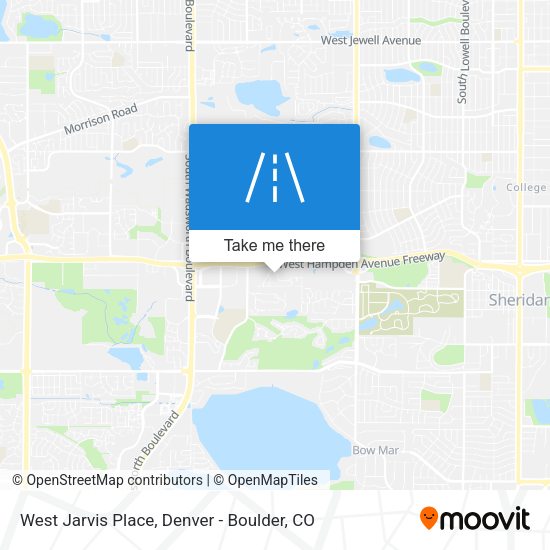 West Jarvis Place map