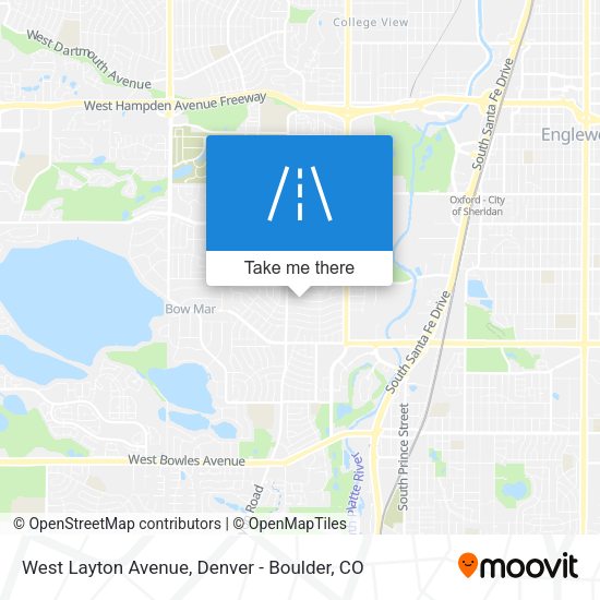 West Layton Avenue map
