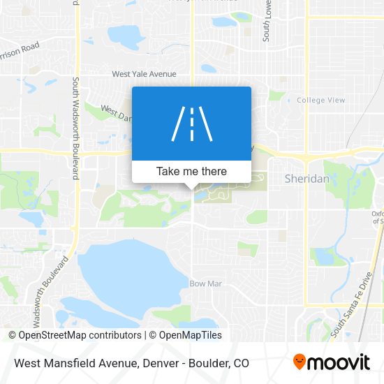 Mapa de West Mansfield Avenue