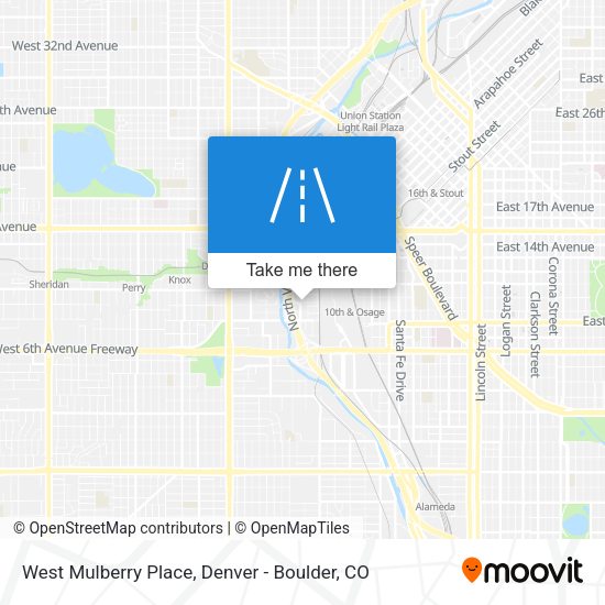 West Mulberry Place map