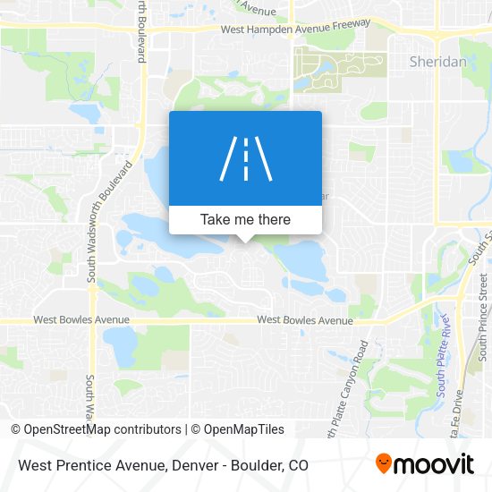 West Prentice Avenue map
