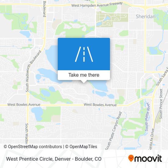 West Prentice Circle map