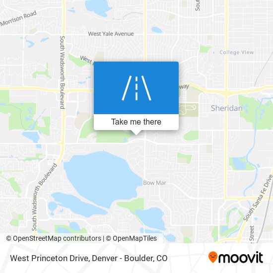 Mapa de West Princeton Drive