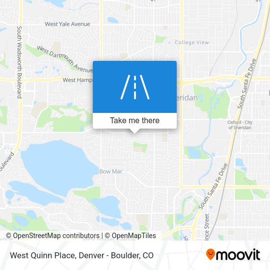 Mapa de West Quinn Place