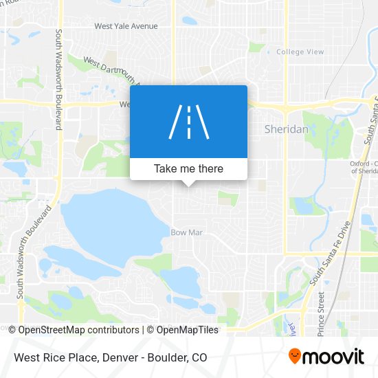 Mapa de West Rice Place