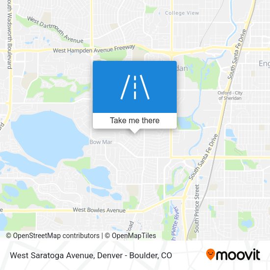 Mapa de West Saratoga Avenue
