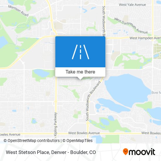 West Stetson Place map