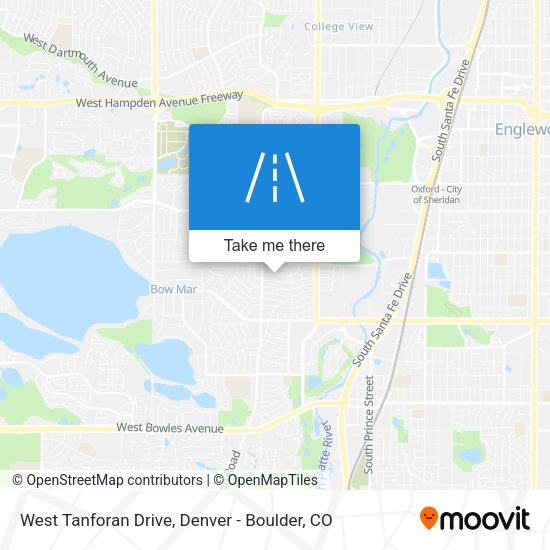 Mapa de West Tanforan Drive