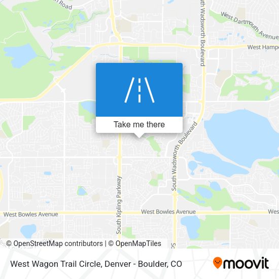 Mapa de West Wagon Trail Circle