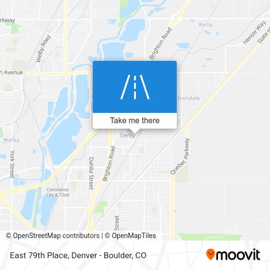 Mapa de East 79th Place